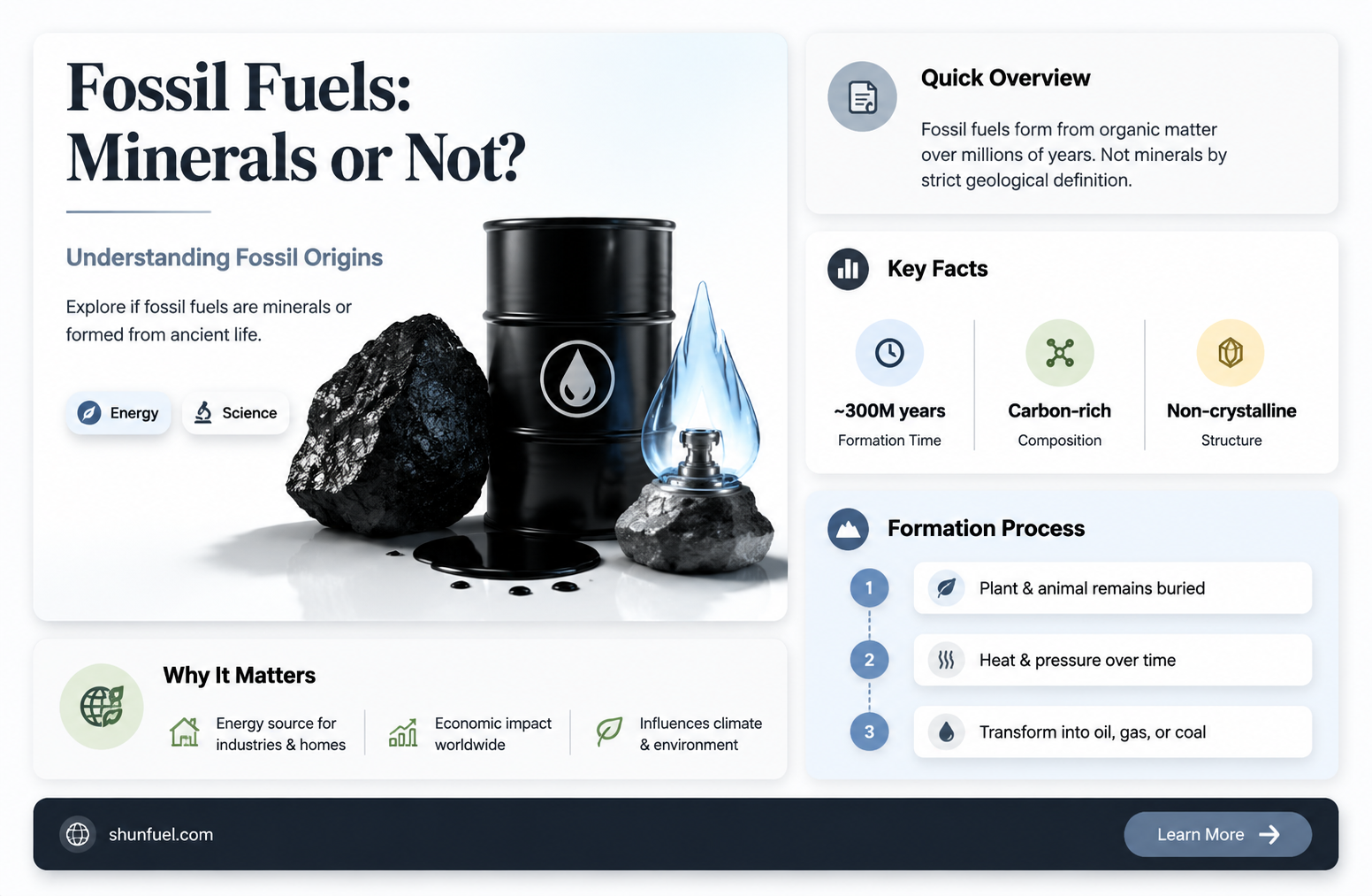 are fossil fuels considered minerals