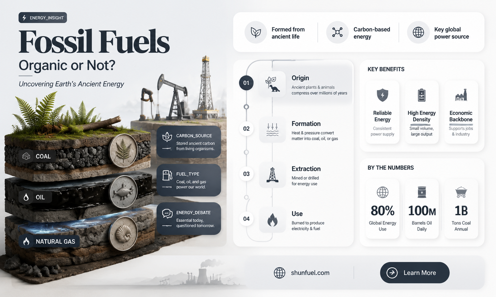 are fossil fuels orgnaic