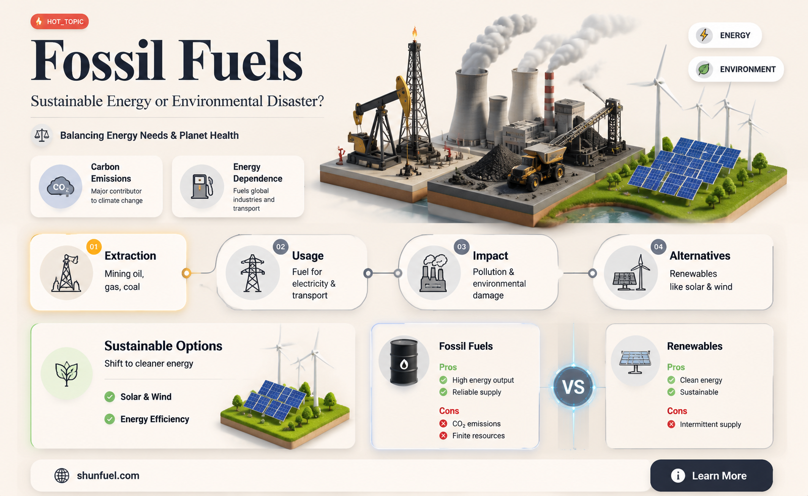 are fossil fuels good sources of energy
