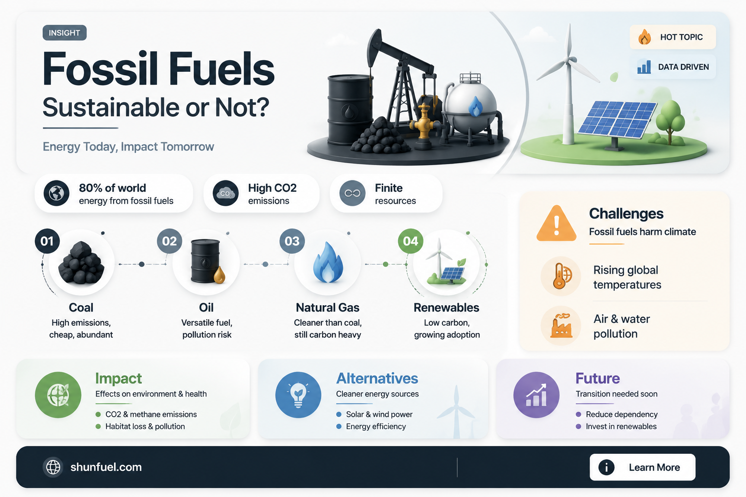 are fossil fuels considered sustainable