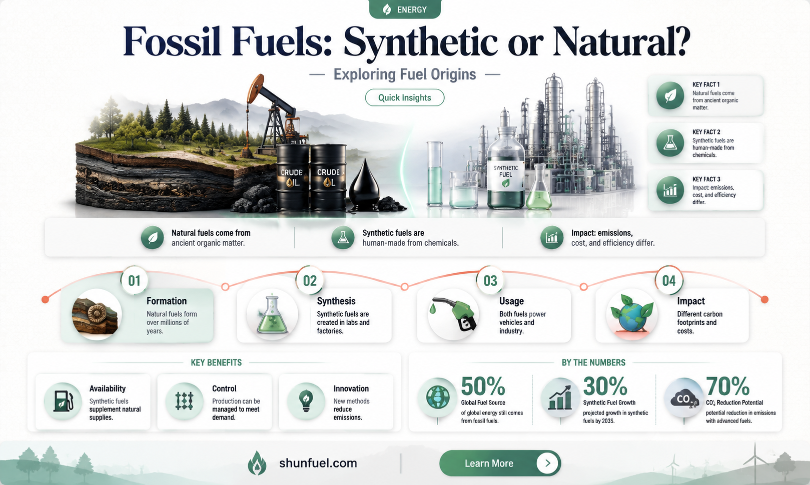are fossil fuels synthetic