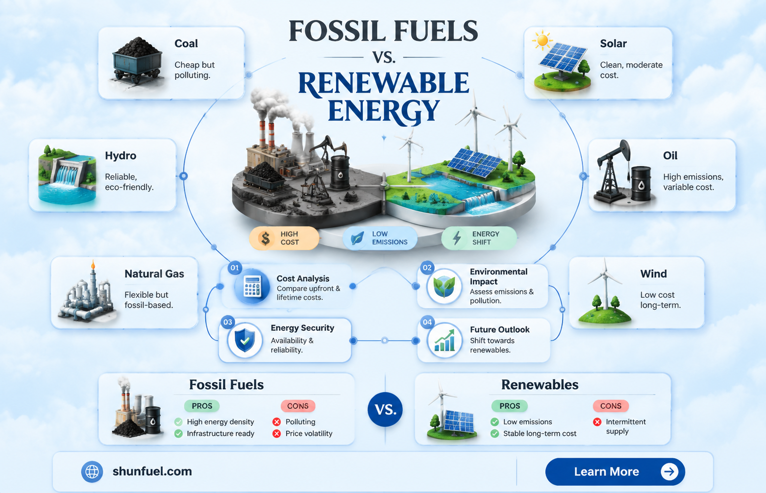 are fossil fuels more expensive than renewable energy
