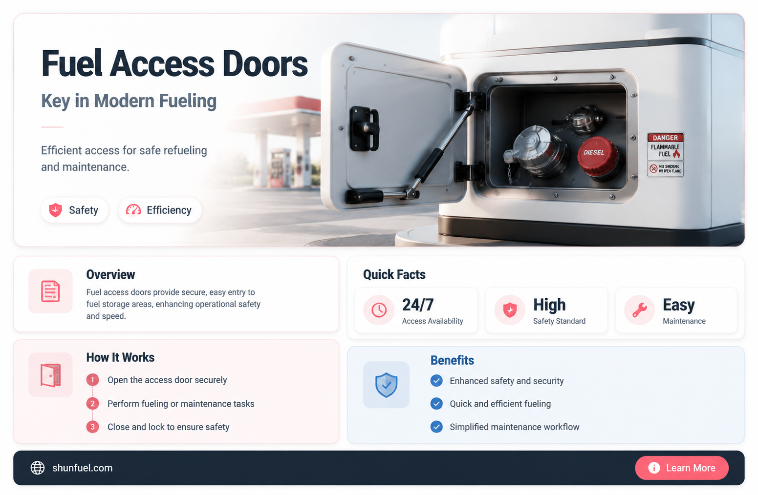 are fuel access doors used in fueling