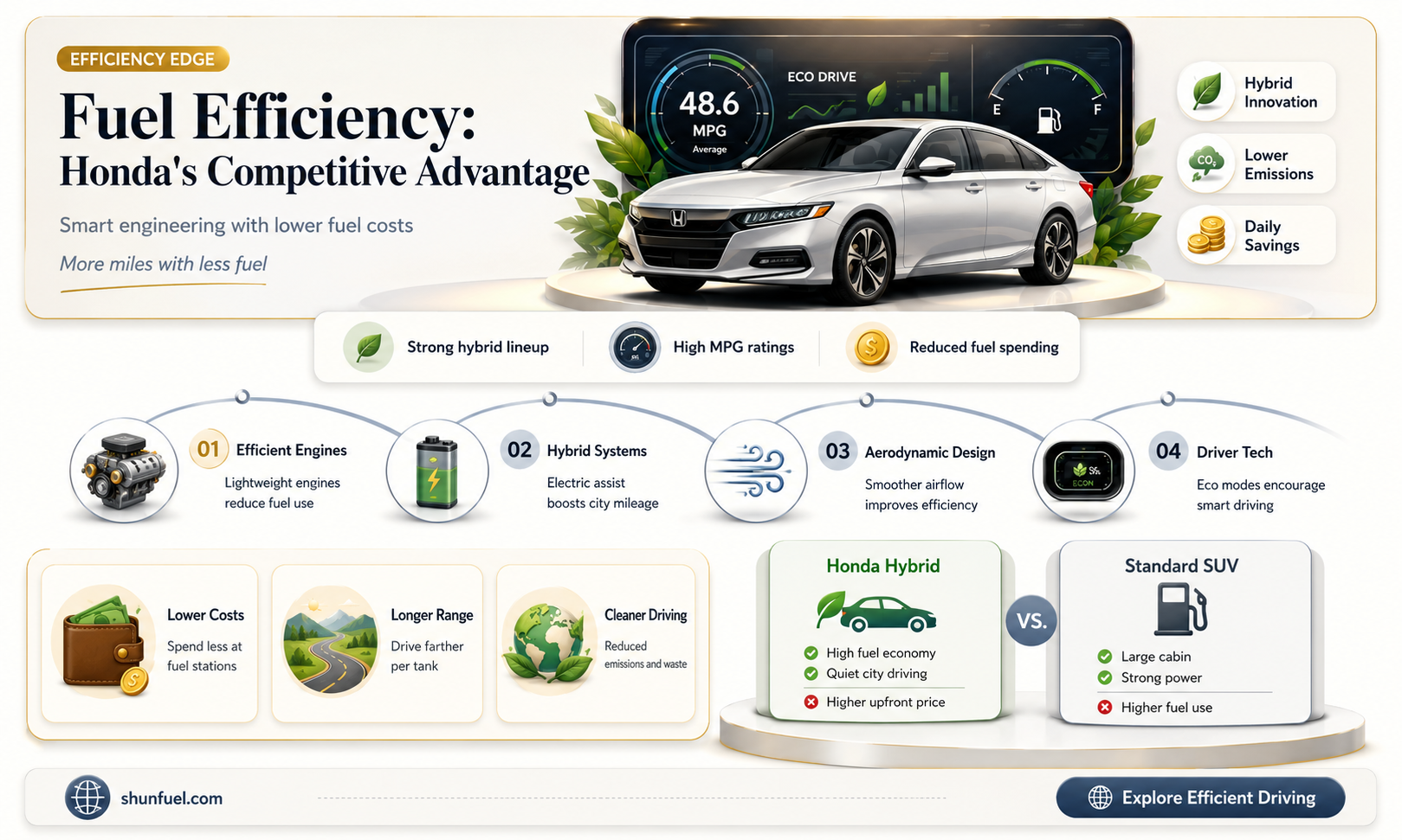 are honda cars fuel efficient