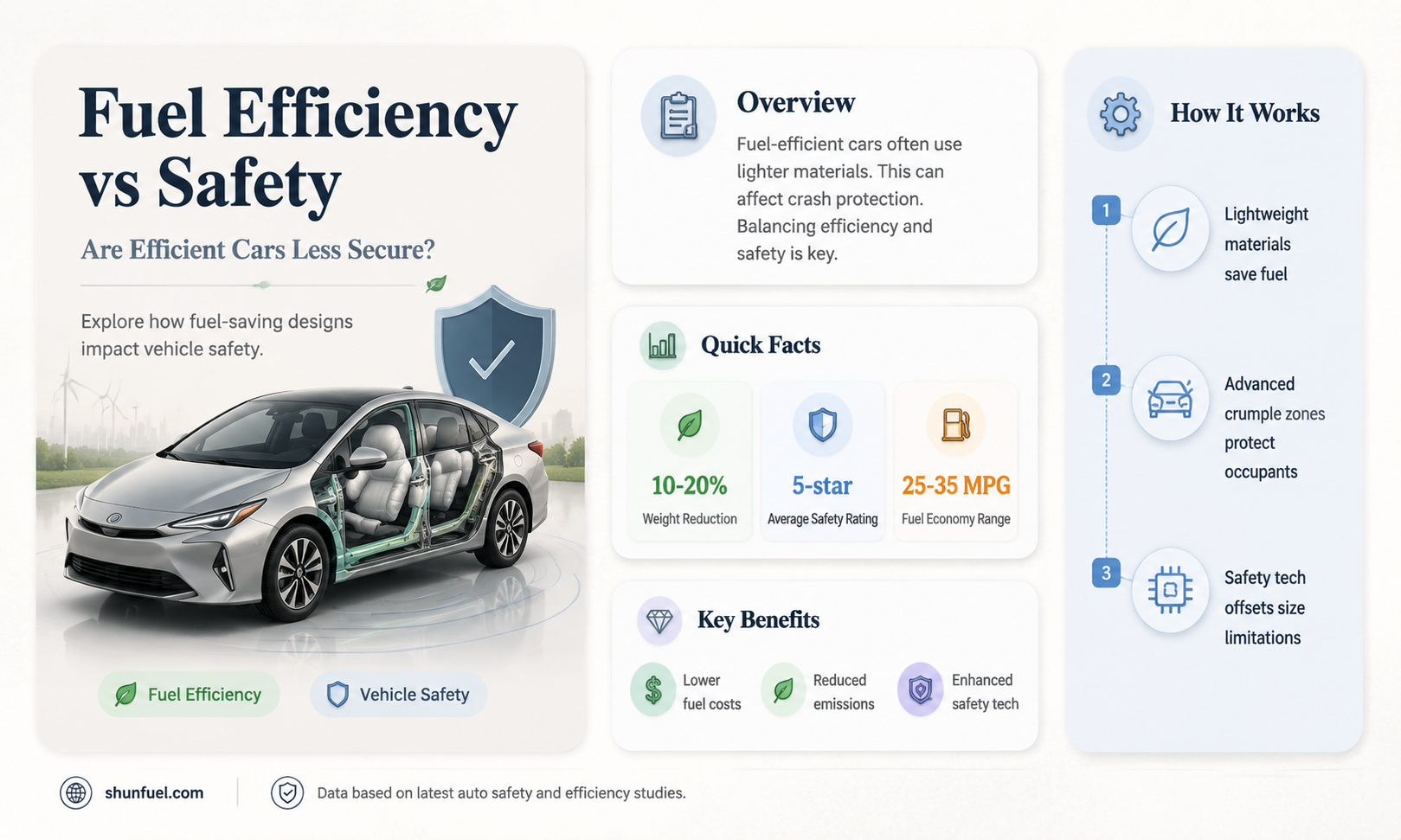are fuel efficient cars less safe