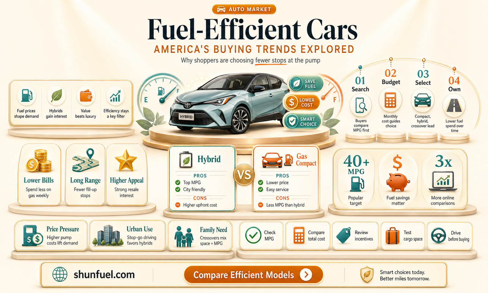 are americans purchasing fuel efficient cars