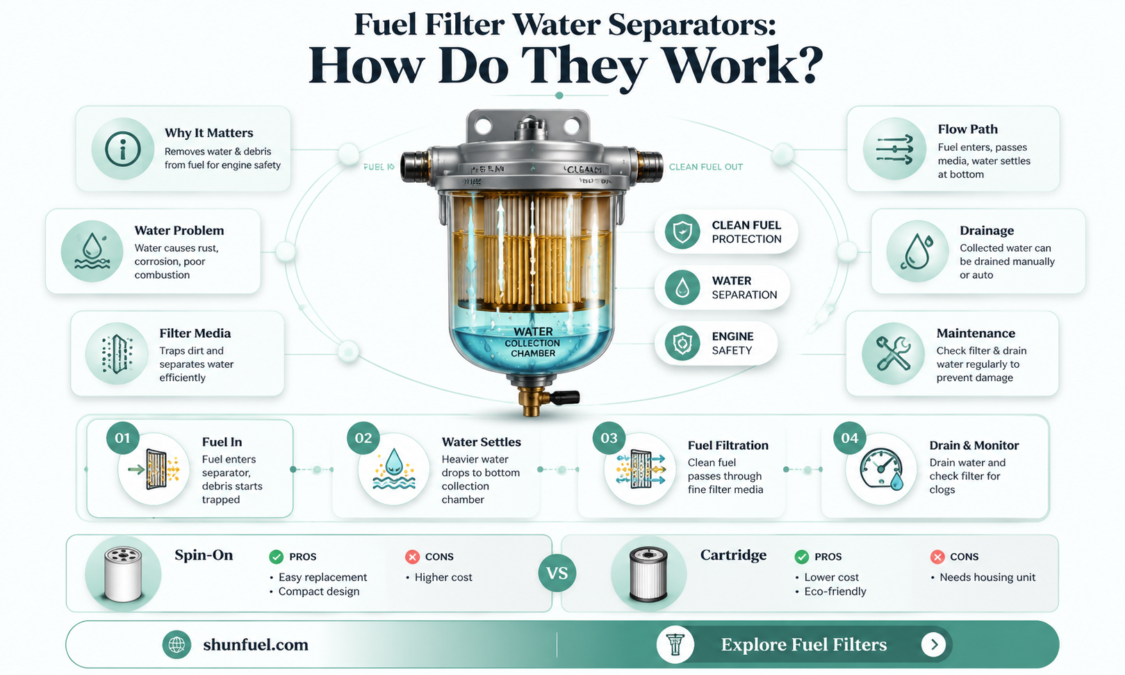 are fuel filter water sperater