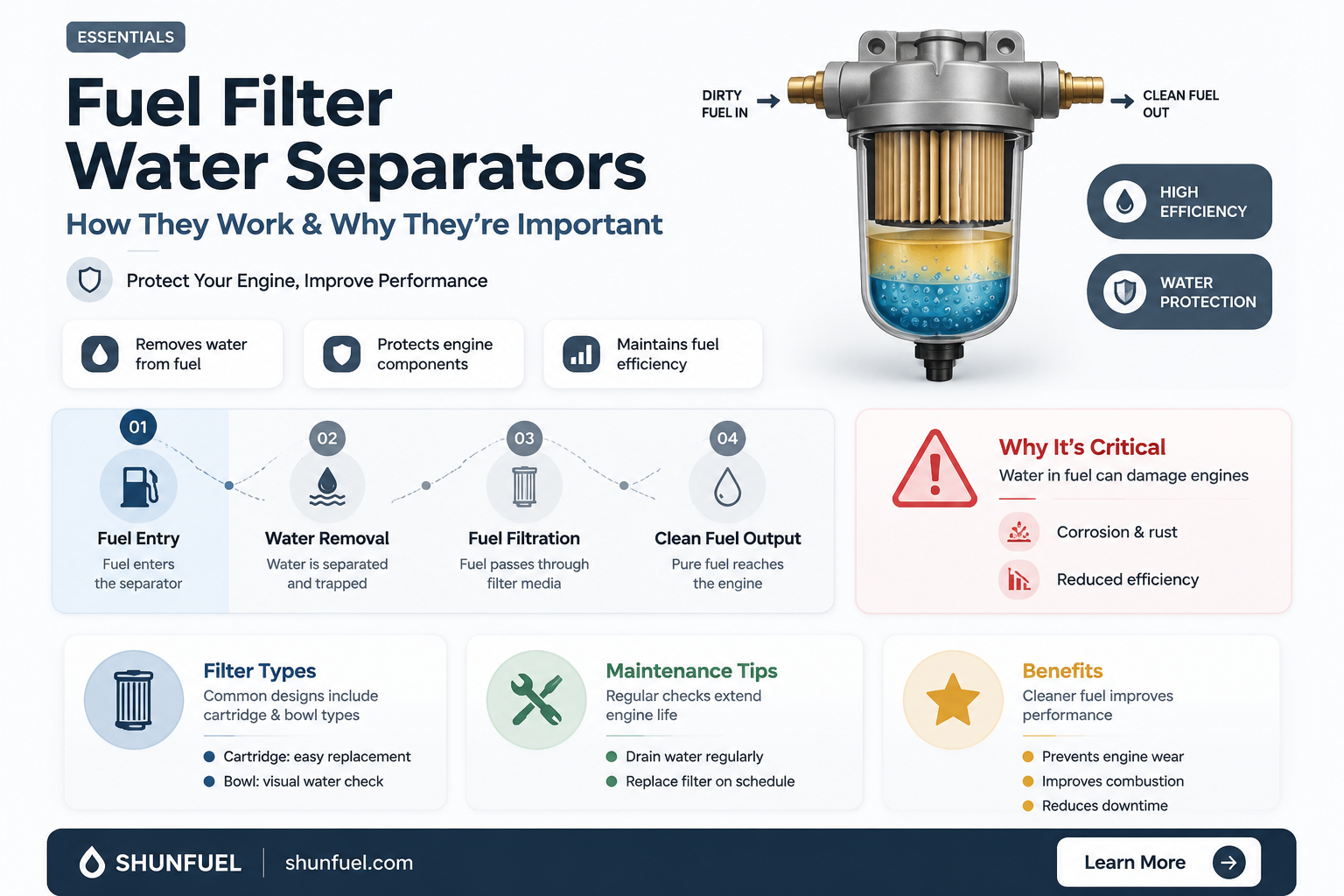 are fuel filter water separator