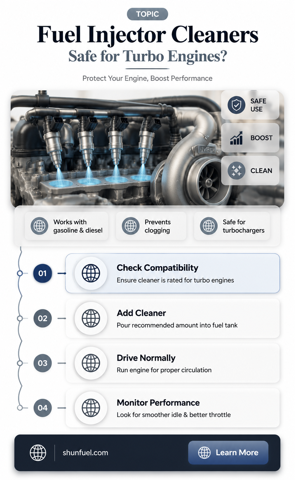 are fuel injector cleaner safe for turbo engines