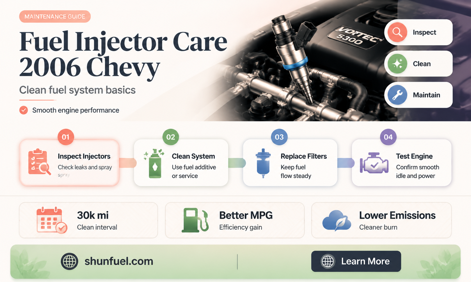 are the fuel injectors on a 2006 chevy