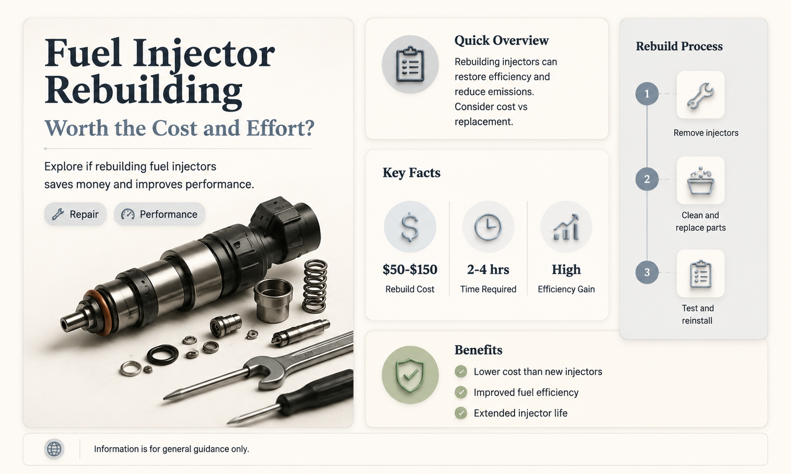 are fuel injectors worth rebuilding