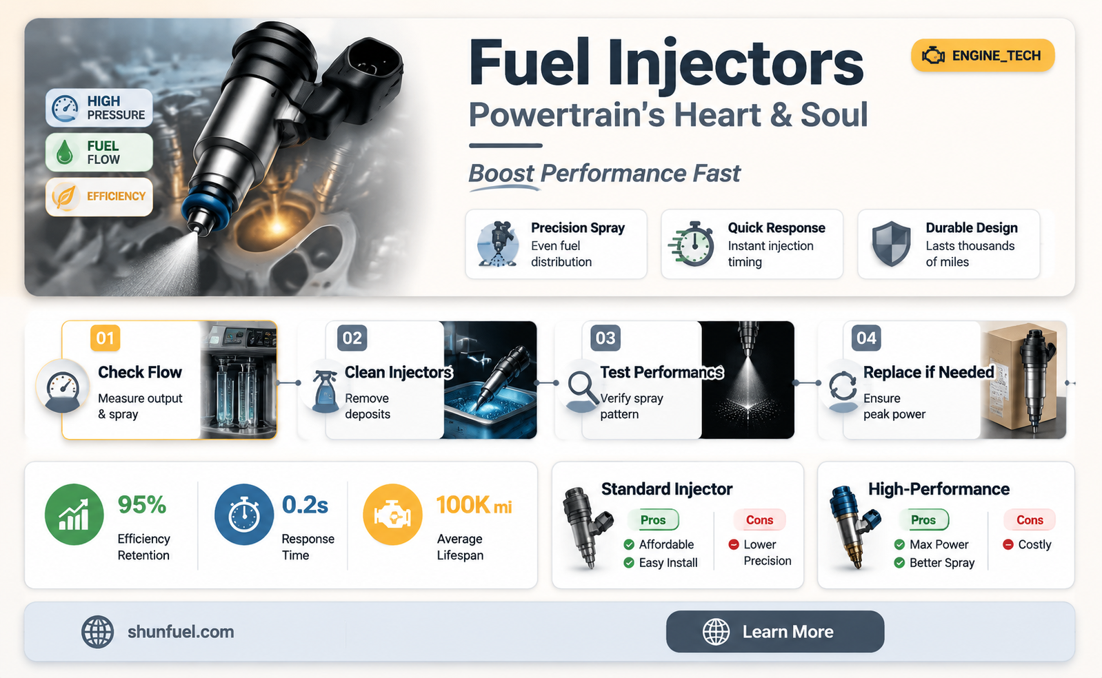 are fuel injectors considered powertrain