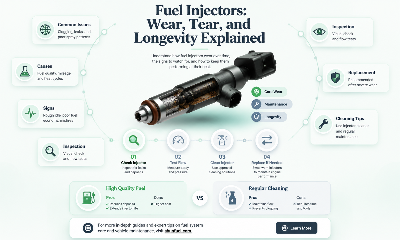 are fuel injectors wear and tear