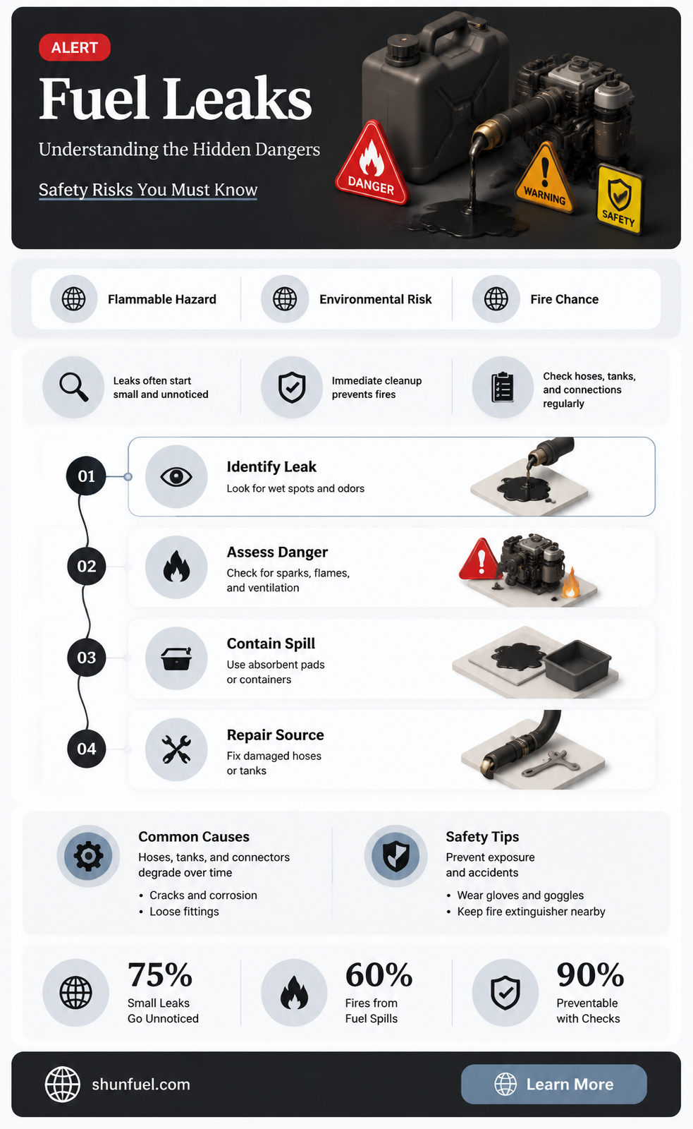 are fuel leaks dangerous