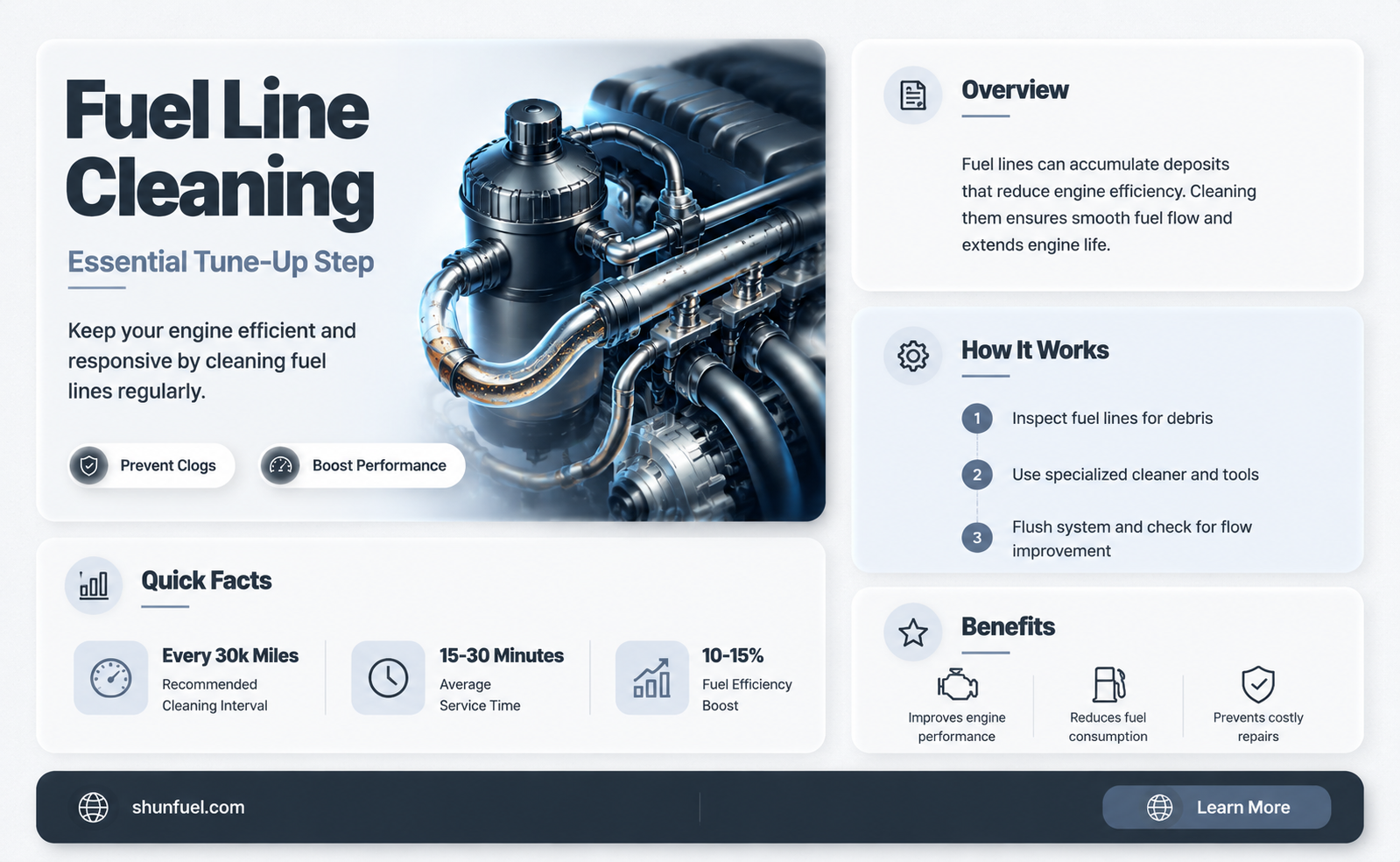 are fuel lines cleaned during a tune up