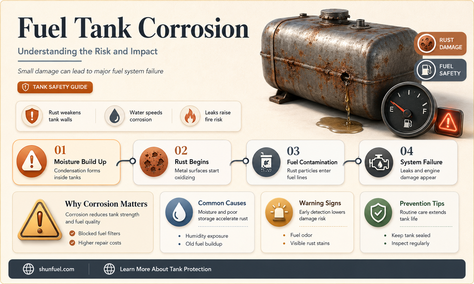 are fuel tank corrosion