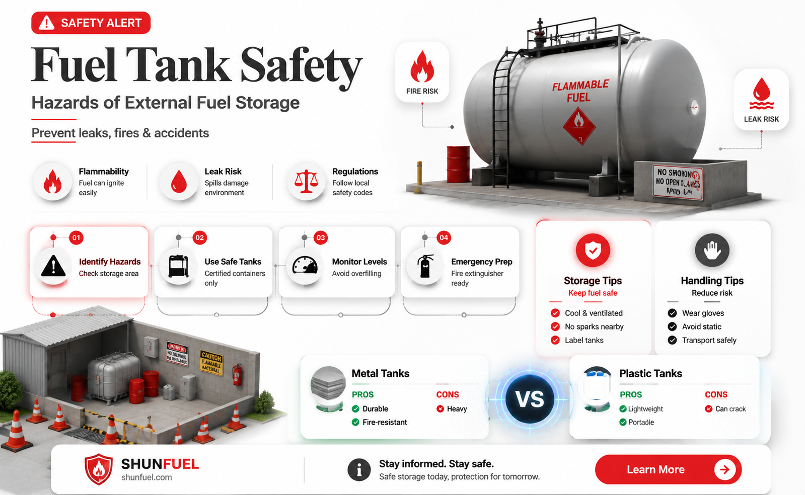are external fuel tanks hazadous materials