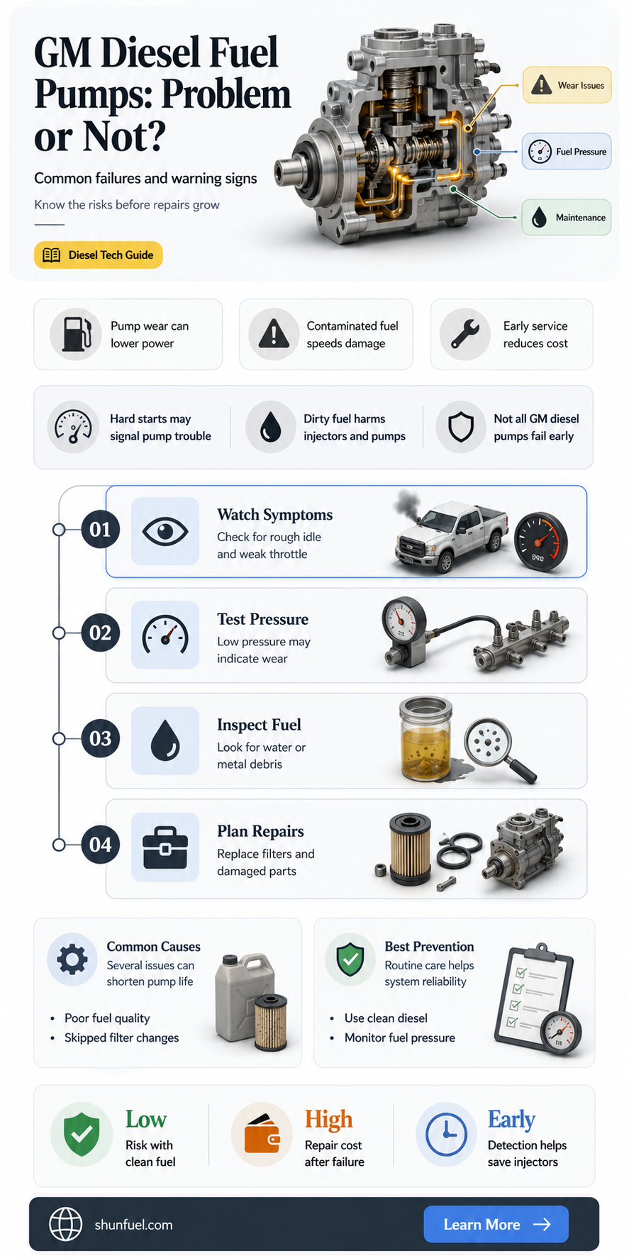 are gm fuel pumps a problem on diesels