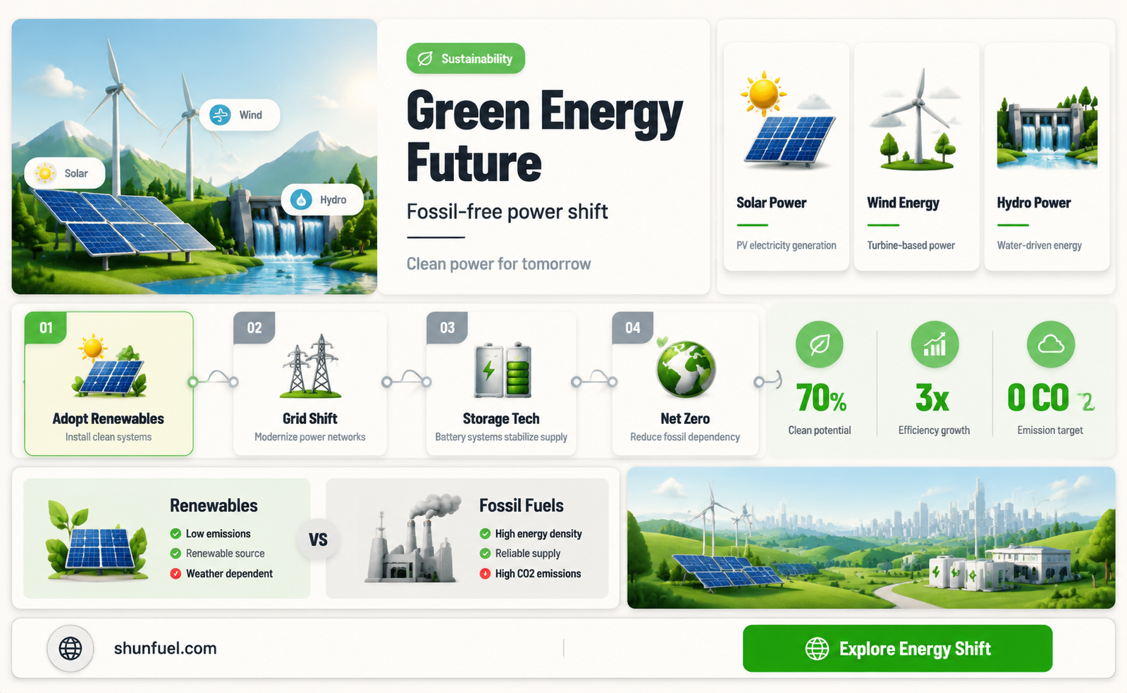 are some alternatives to burning fossil fuels