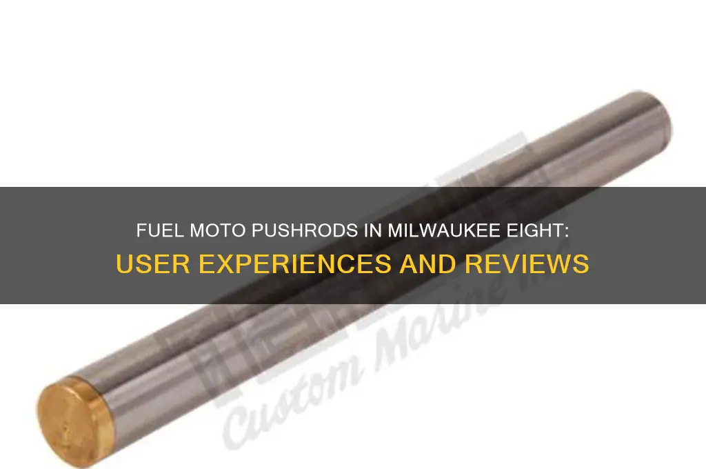 has anybody used fuel moto pushrods in a milwaukee eight