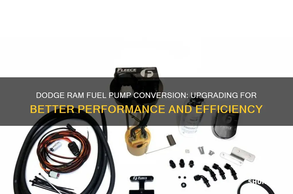 has dodge ram been fuel pump converted