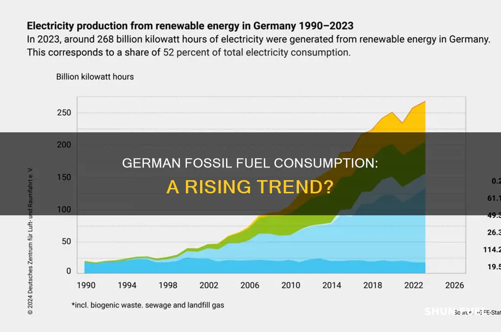has german fossil fuel consumption gone up