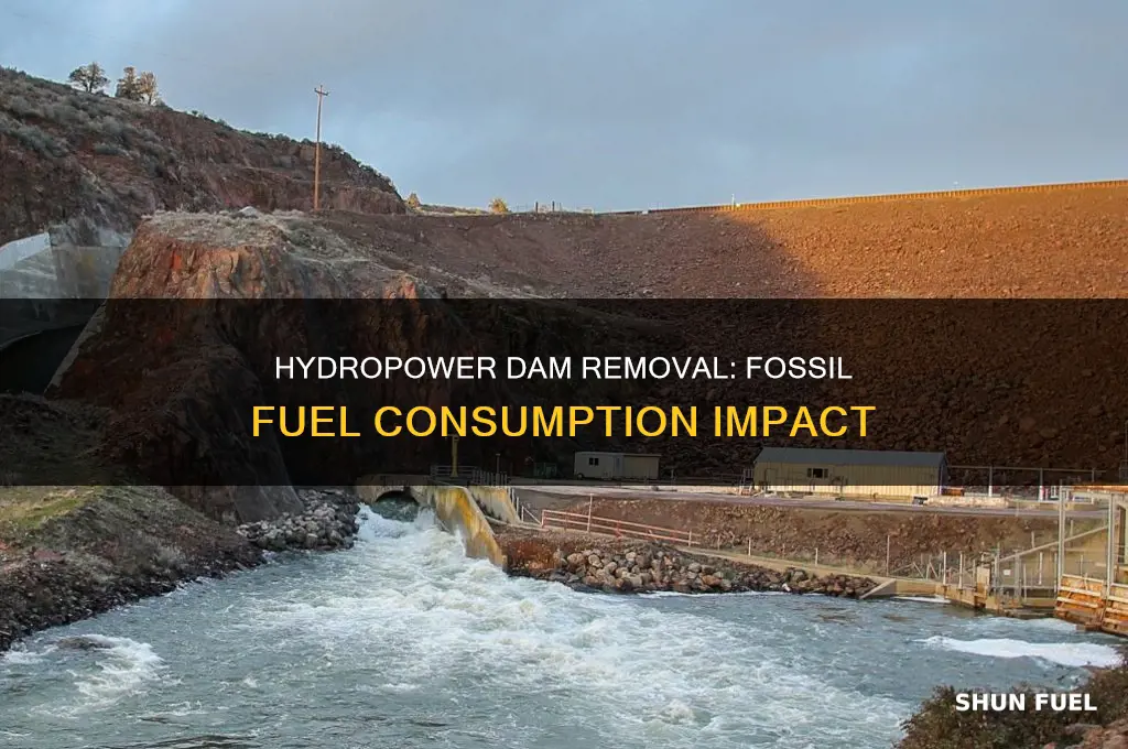 has the removal of hydropower dams increased fossil fuel consumption