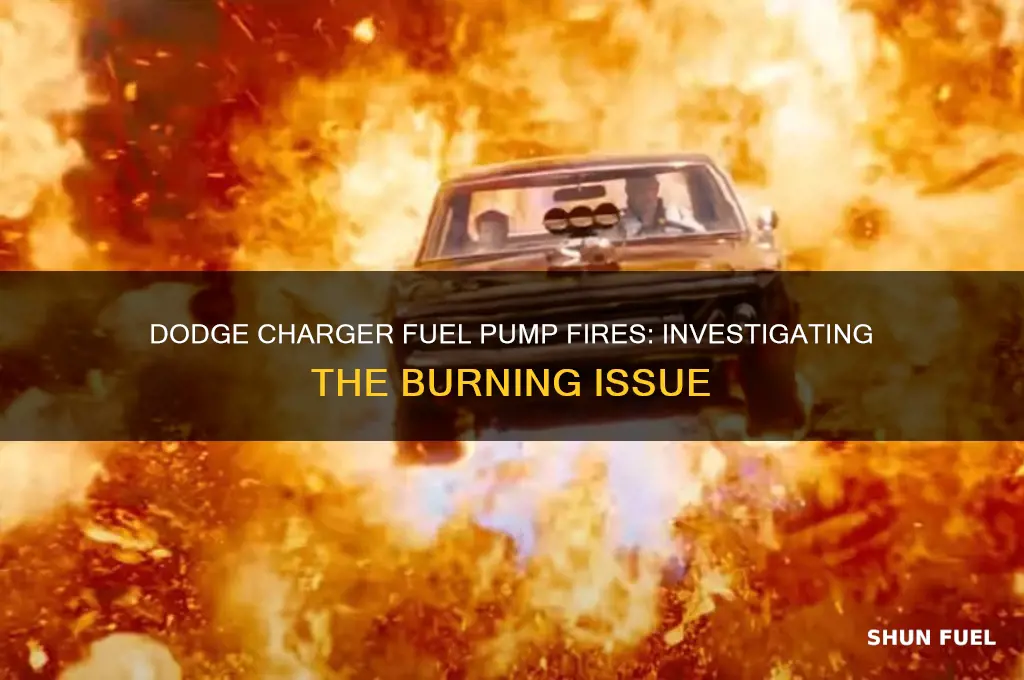 have dodge chargers caught on fire caused by fuel pump