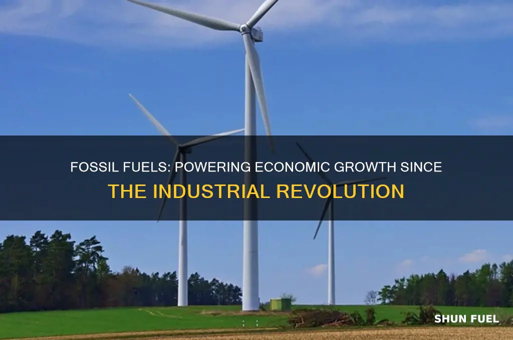 have fossil fuels fueled economic development since the industrial revolution