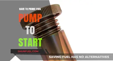 Why You Have to Prime Fuel Pump to Start Your Vehicle