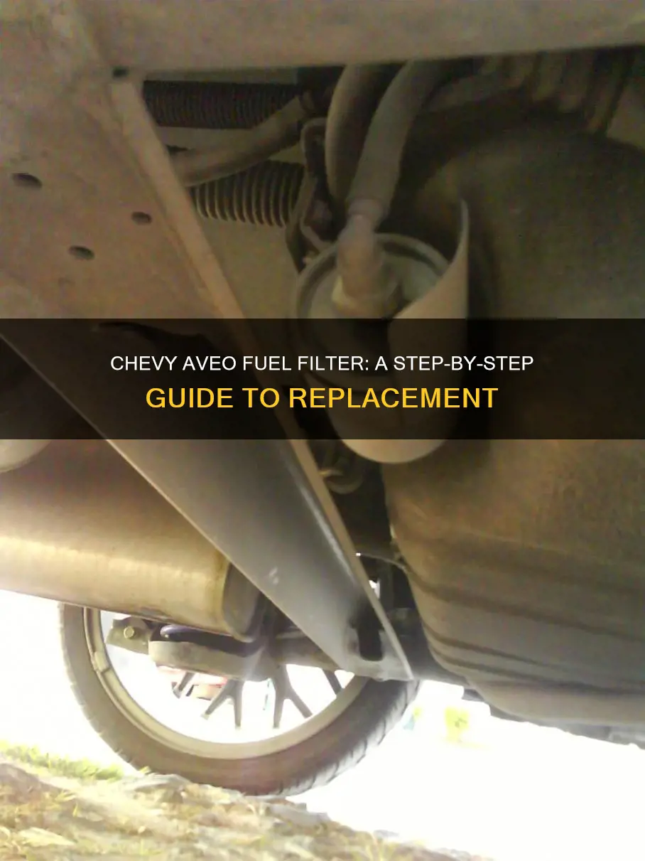 how 2004 chevy aveo fuel filter replace