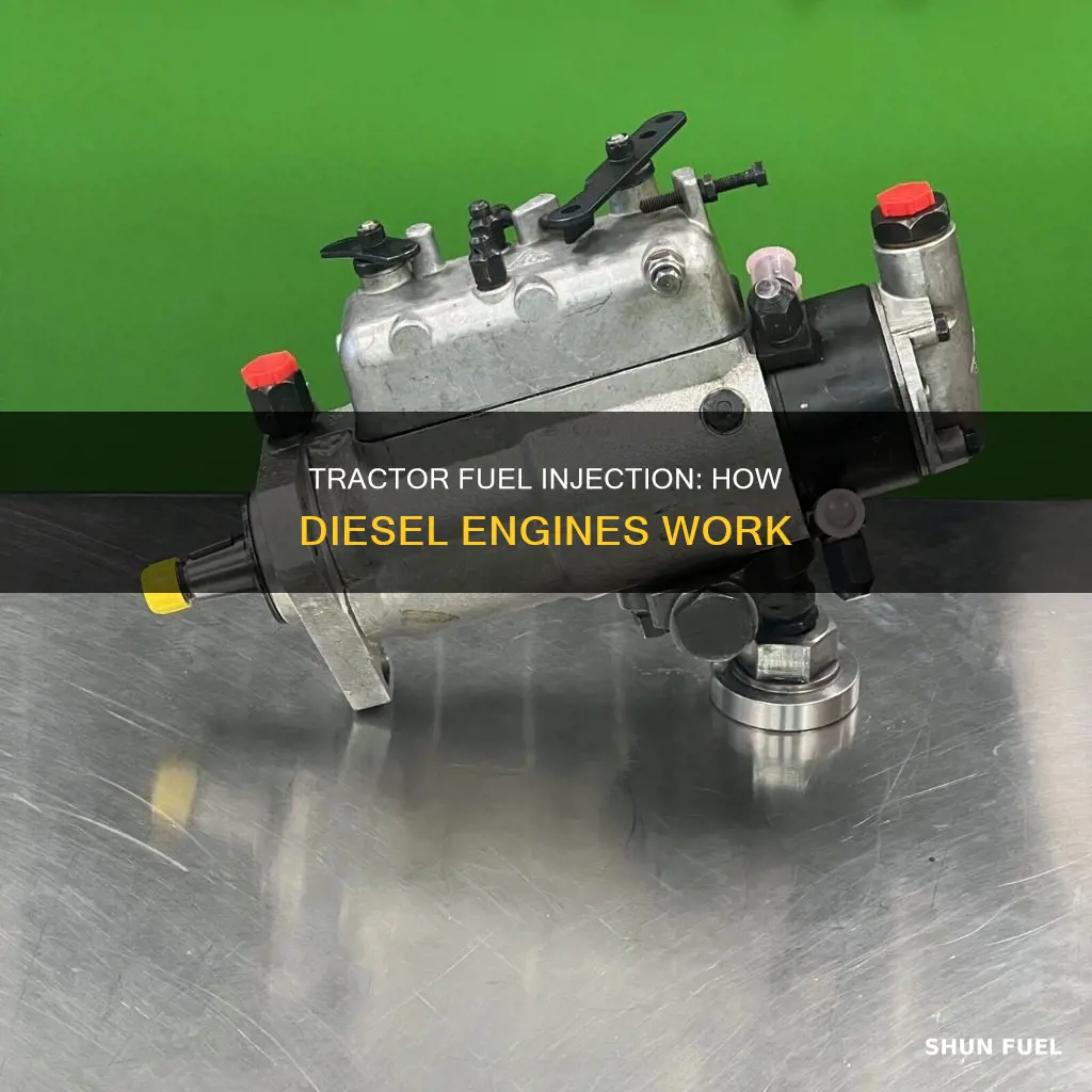 how a diesel tractor fuel inj works
