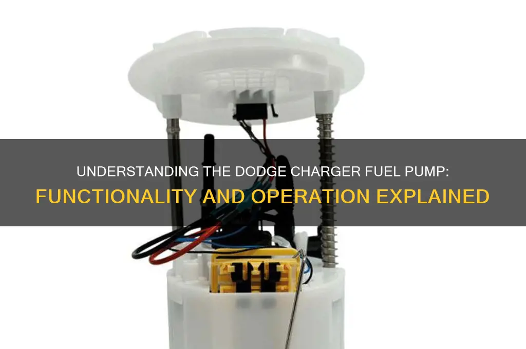 how a dodge charger fuel pump works