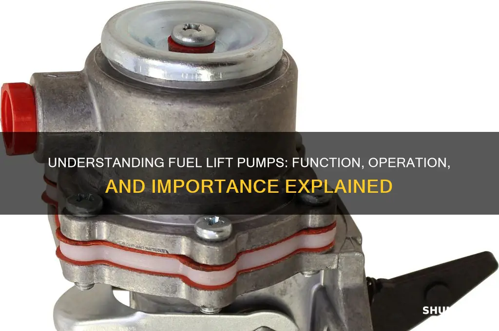 how a fuel lift pump works