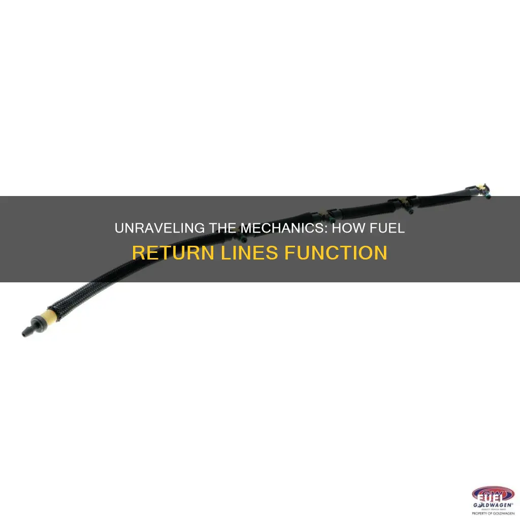 how a fuel return line works