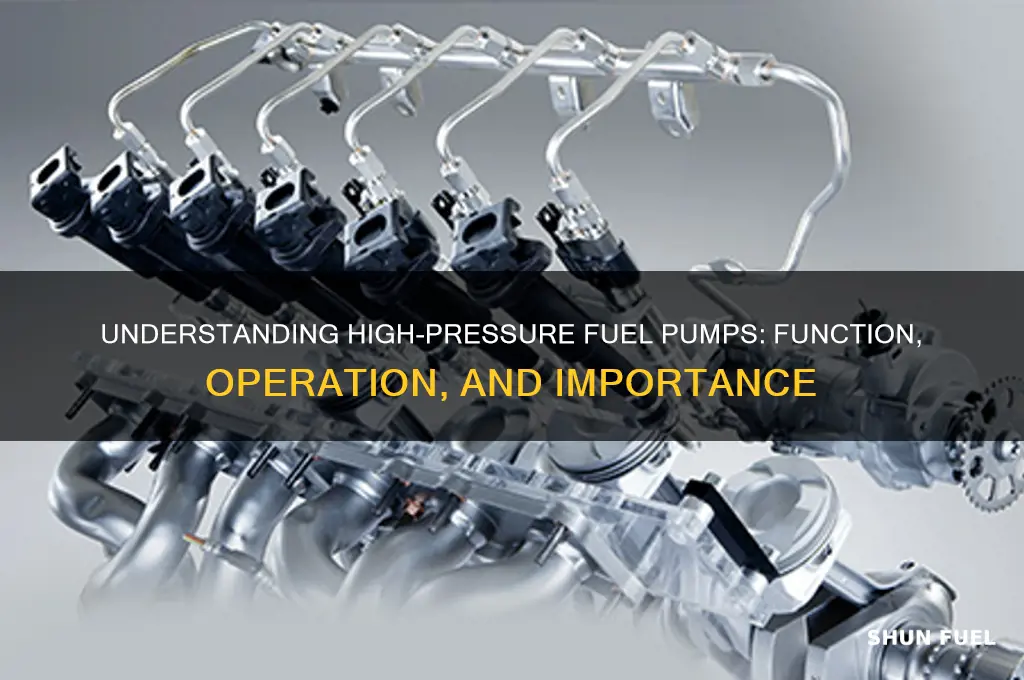 how a high pressure fuel pump works