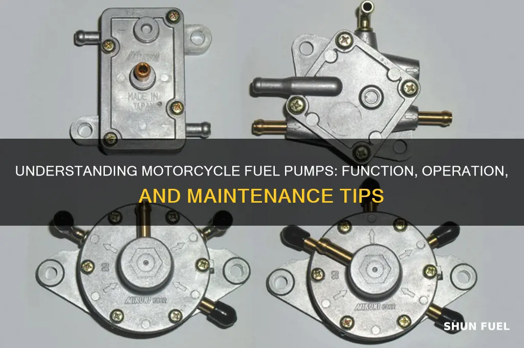 how a motorcycle fuel pump works