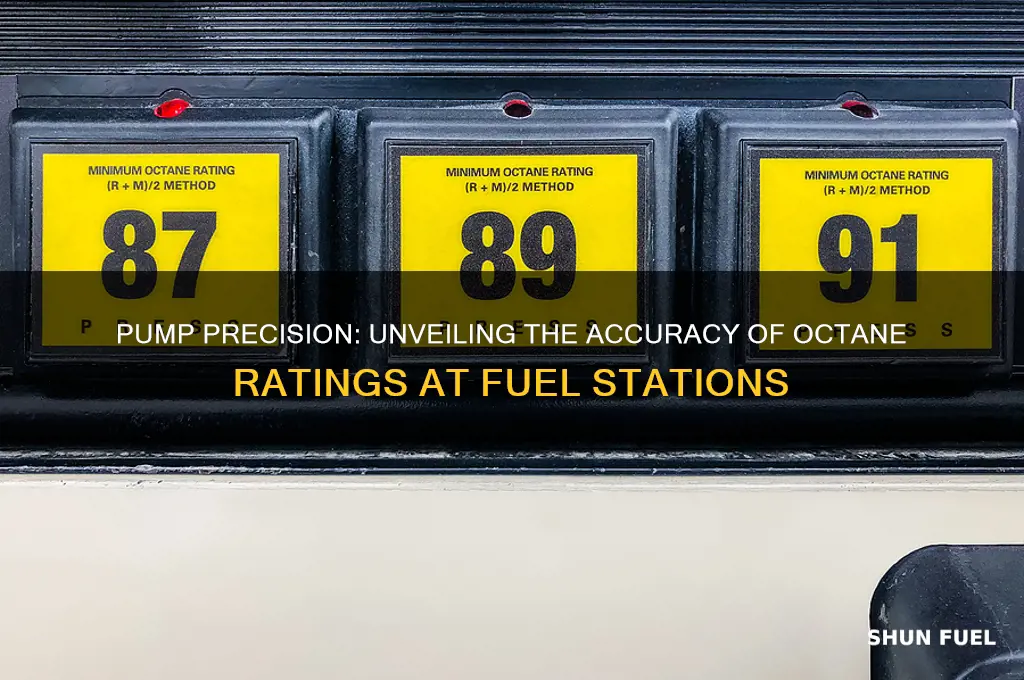how accurate is the octane reading at fuel pumps