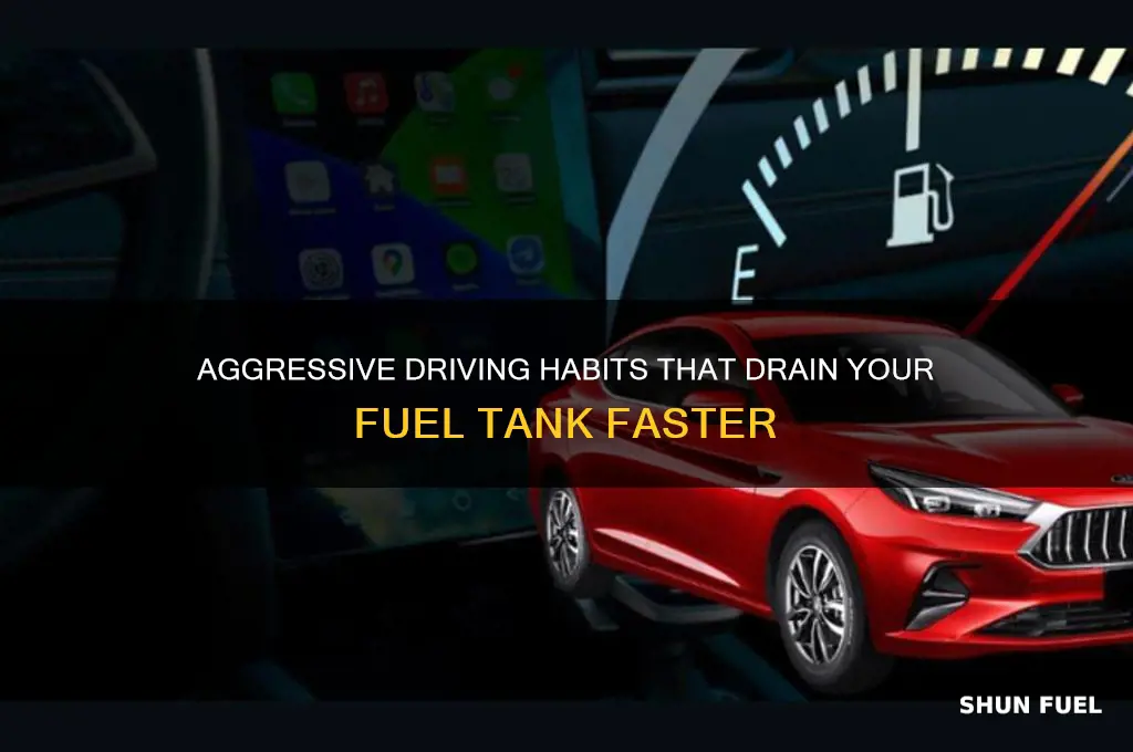 how agressive driving uses more fuel