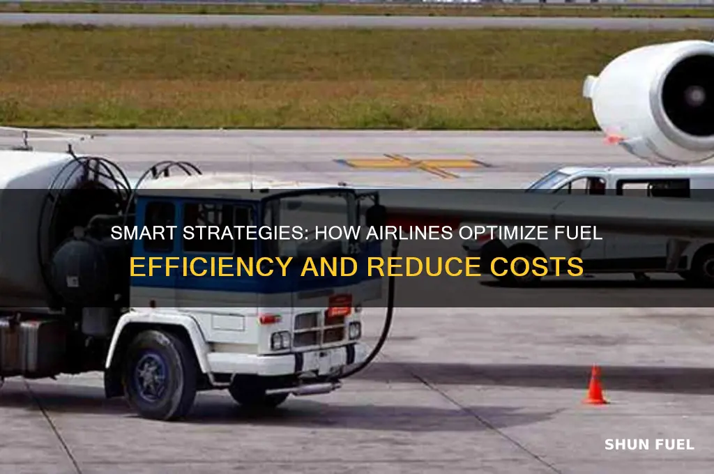 how airlines save fuel