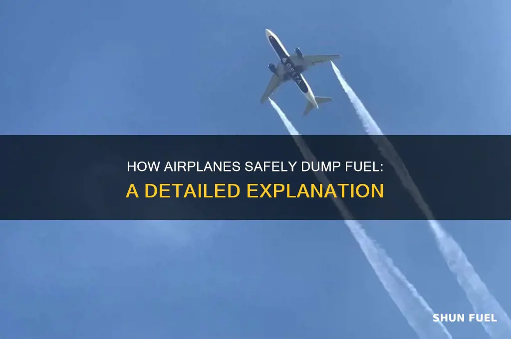 how airplane dump fuel