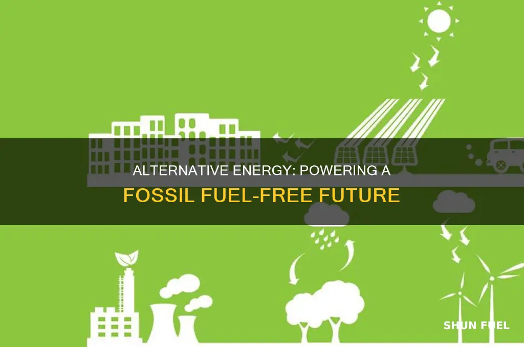 how alternative energy sources can replace fossil fuels