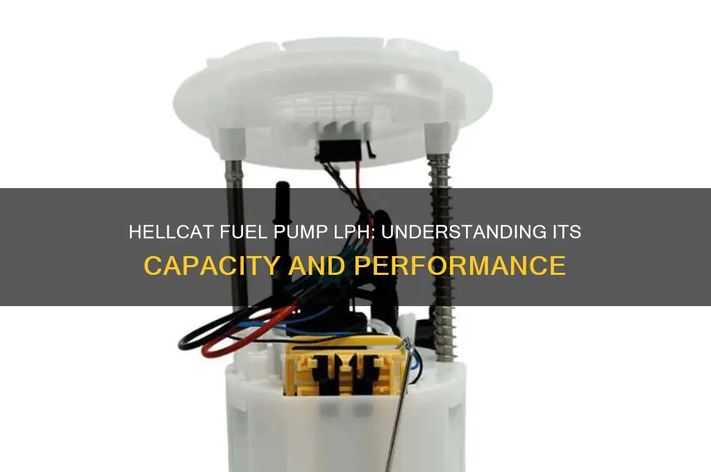 how amny lph is a hellcat fuel pump