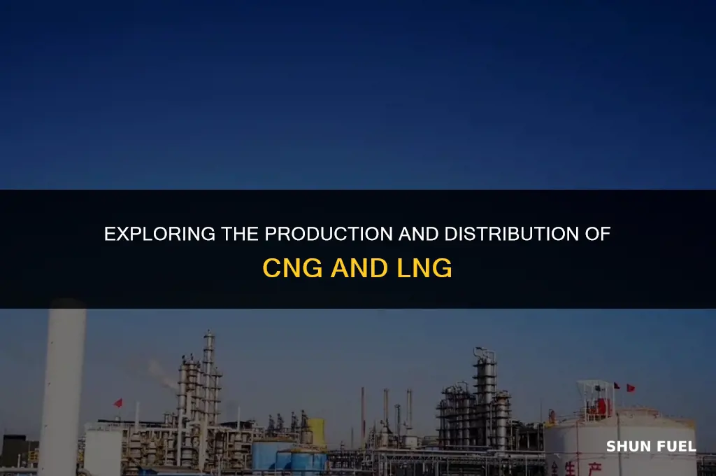 how are cng and lng produced and distributed