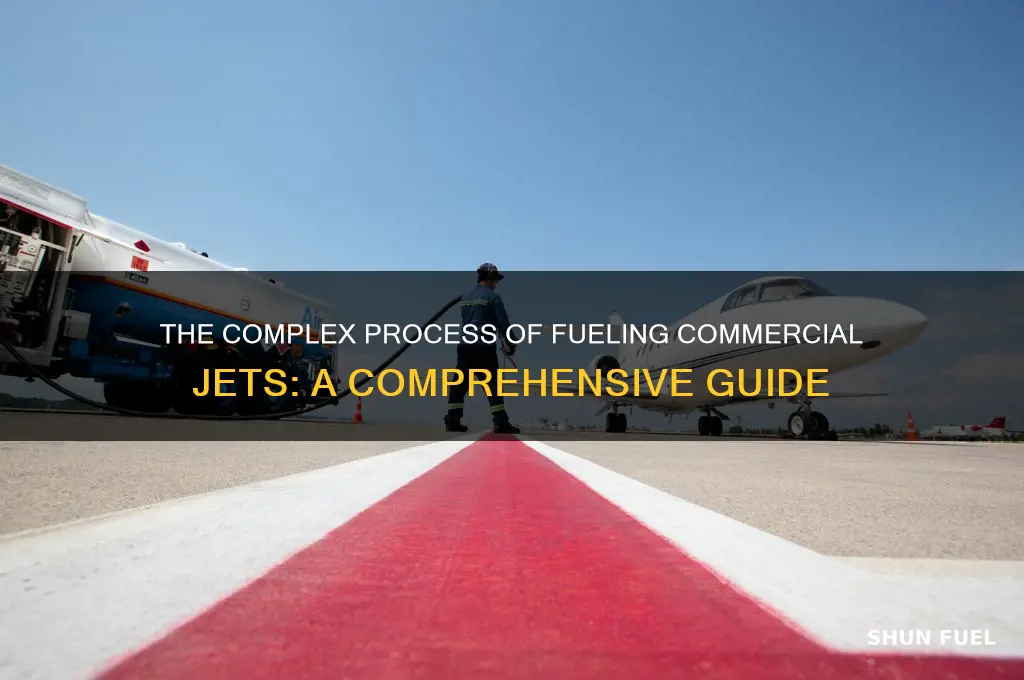 how are commercial jets fueled