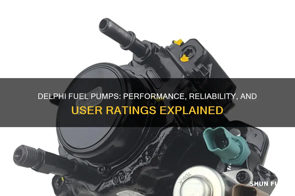 how are delphi fuel pumps rated