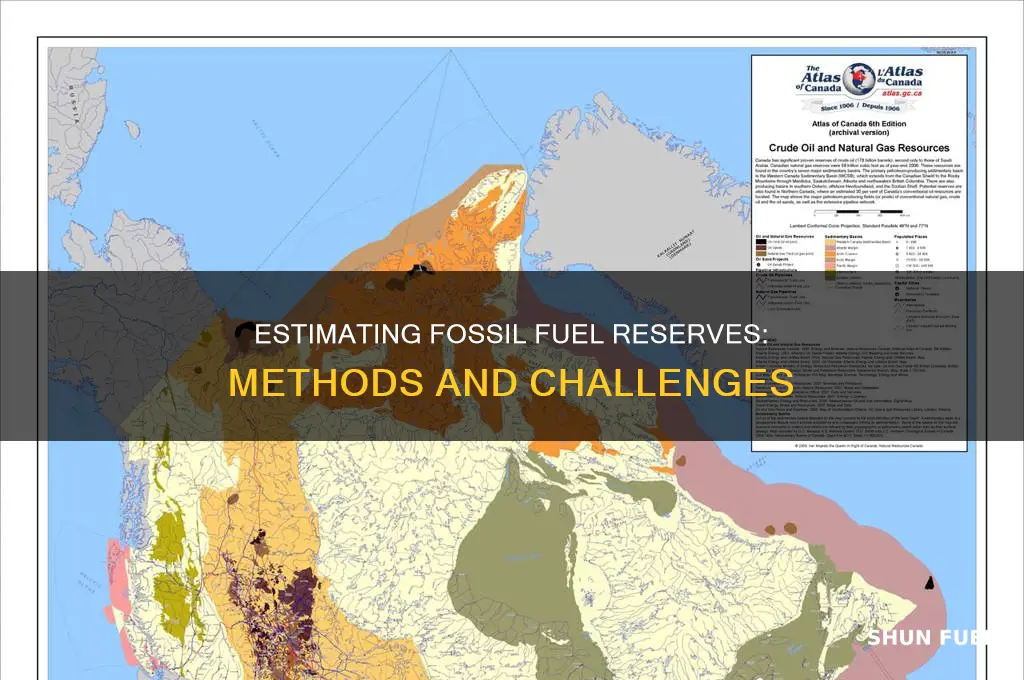 how are fossil fuel reserves estimated