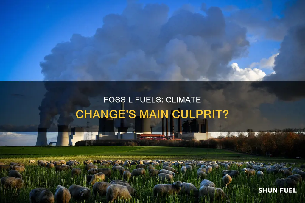 how are fossil fuels related to climate change