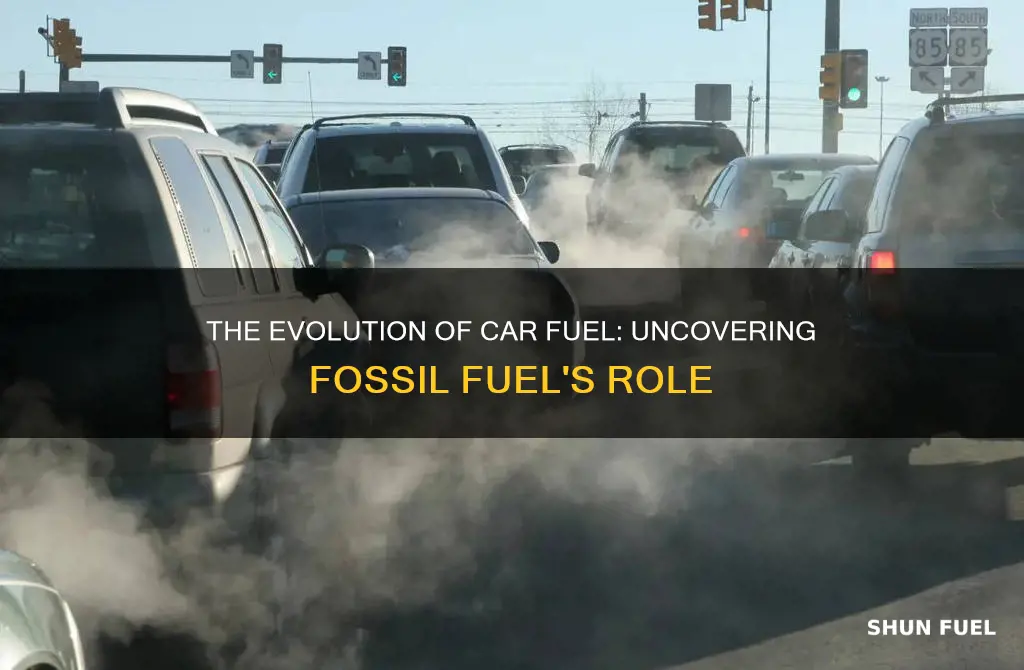 how are fossil fuels used for cars