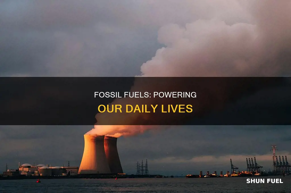 how are fossil fuels used in daily life